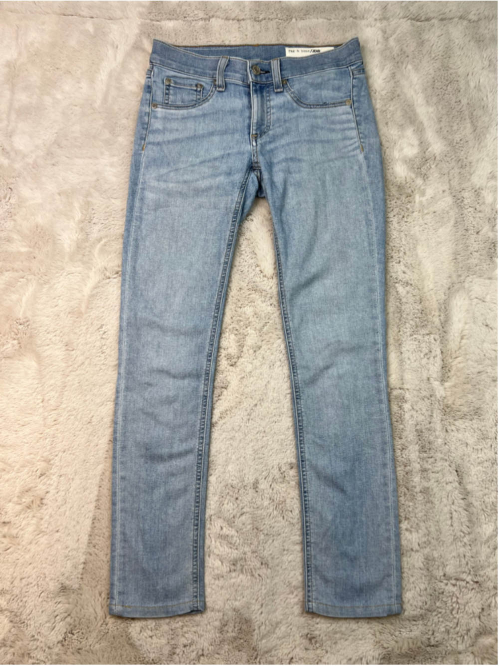Rag & Bone Skinny Jeans Womens Size 23 Light Wash Denim Low Rise